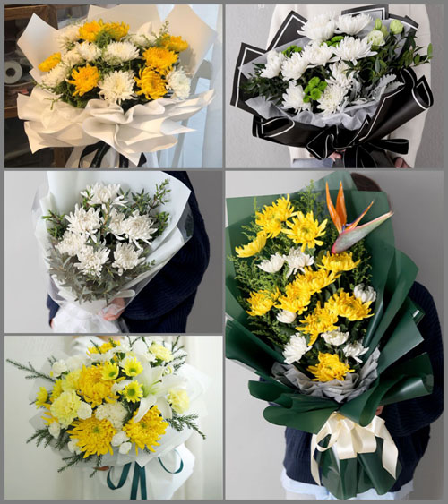 四川成都崇州市羊马镇白事花束代送
